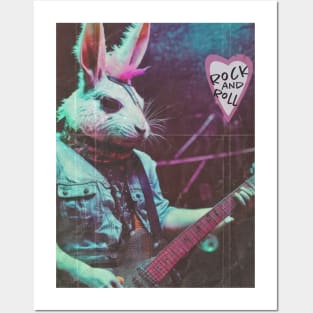 Rock and Roll - Bunny Posters and Art
